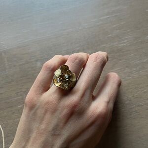 Banana Republic Floral Ring Size 5